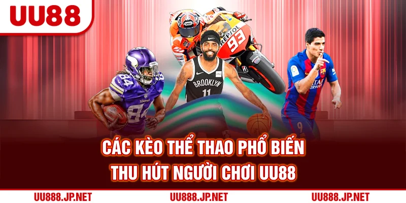 Các kèo thể thao phổ biến thu hút người chơi UU88